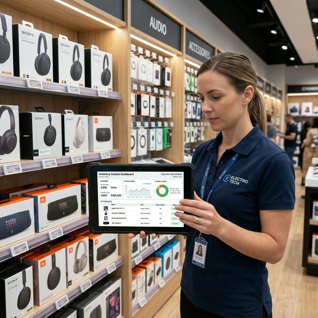 Controllo giacenze e posizionamento prodotti